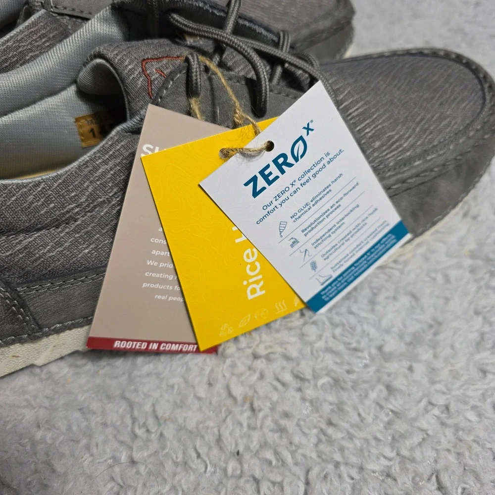 Twisted X Zero X Mens Moccasin Shoes Gray Leather‎ Driving Moccasins Mens 14
